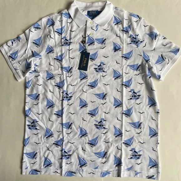 Polo Ralph Lauren Nautical Sailing Bear Classic Fit Mesh Short